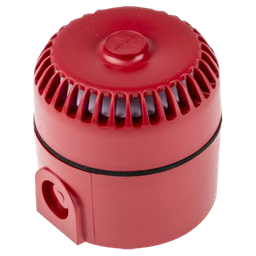 [ROLP-FIRE] Roshni LP - Sirène d'incendie cablée pour intérieur et extérieur - Puissance sonore 103 dB a 1 m - 32 tonalités d'alarme - Base haute pour une installation facile - Alimentation 24 V DC - Dimensions 93 (ø) x 95 (H) mm - Certifié EN54
