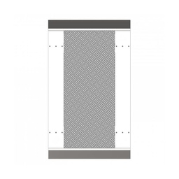 [ACS-BASE650] Hikvision DS-K3B601-BASE Turnstiles Base Module, Middle Lane, 650mm lanes