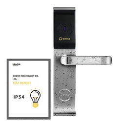 [HOTEL-E3041] HOTEL-E3041 Serrure d'hôtel Cartes MF Ouverture à gauche/Droite - Autonome avec pile 4 x AA / DC6V