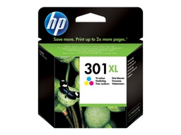 [INK-HP301XLCMY] HP 301XL original Ink cartridge CH564EE UUS tri-colour high capacity 330 pages 1-pack