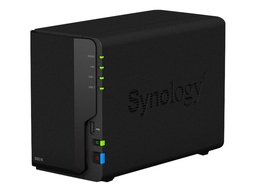 [DS223] Synology Disk Station DS223 NAS server 2 bays SATA 6Gb/s RAID 0, 1, JBOD RAM 2 GB Gigabit Ethernet iSCSI support