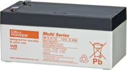 [BATT3.2-12V] Batterie 12V - 3.2Ah  Cellpower CP 3.2 - 12 -  Dim 134x67x67m