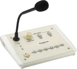 [PA-1120RC] PA-1120RC Microphone de table 05 zones avec fonction commande e brancher au PA-1120 et PA-1240