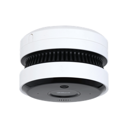 [HY-SAV849HA-E] Dahua HY-SAV849HA-E Caméra circulaire IP 5MP 3DNR IR20m 2.0mm AUDIO MICROPHONE I/O avec détection de fumée et d'incendie AI