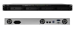 [RS816] NAS Synology RS816 RackStation (DualCore CPU - 1Gb) - rack 19 1U - 4-Bay NAS HDD 3.5 &amp; SSD SATA remplaçable à chaud Gigabit 