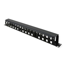 [CAB-26.99.0304] Panel avec 4X CABLE GUIDES 40x40 - BLACK