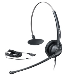 [YLK-YHS33] Yealink YHS33 USB Casque filaire 1 écouteur serre-tête, connectique USB et jack 3.5
