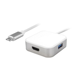[HDMI-CONV2995] Roline-Value 12.99.1133 Type C - HDMI Adapter, M/F, 2x USB 3.2 Gen 1 A F, 1x PD (Power Delivery)