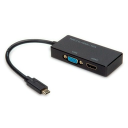 [HDMI-CONV2995] Roline-Value 12.99.3215 Type C - HDMI/VGA Adapter, M/F