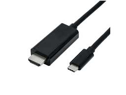 [USB-CONV2995] Roline-Value 12.99.2996 Adapter, USB 3.2 Gen 2, Type C - C, M/F, 90° Angled, black