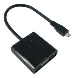 [DISPL-AD2995] Roline-Value 12.99.3118 Cableadapter, Micro HDMI - VGA, M/F