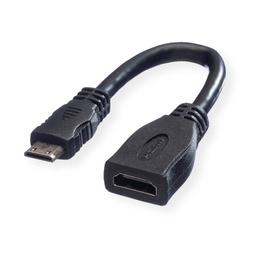 [11.99.5586] Roline-Value 11.99.5586 HDMI High Speed Cable + Ethernet, A - C, F/M