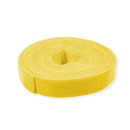 [CAB-TIE5252] Roline-Value 25.99.5252 Strap Cable Tie Roll, Width 10mm, yellow, 25 m