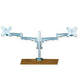 [17.99.1134] VALUE Dual LCD Monitor Arm, Desk Clamp, 4 Joints, height adjustable separately