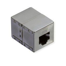 [21.99.3002] VALUE RJ-45 Modular Coupler, Cat.6 (Class E), STP, silver