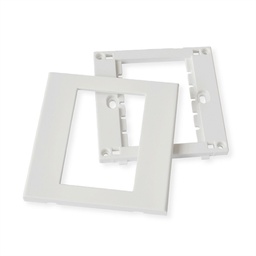 [25.99.8200] VALUE A/V Faceplate, 86x86mm, white