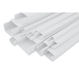 [GOUL-100X40] 100x40 PVC CABLE TRUNKING Bar 2m
