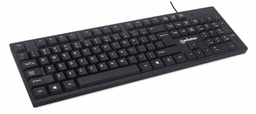 [CLAV-USBUK] ROLINE QWERTY UK KEYBOARD BLACK USB