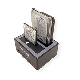 [16.01.4122]  ROLINE 2.5&quot; / 3.5&quot; SATA HDD/SSD Docking Station, USB 3.2 Gen 1, HDD Clone-Function 16.01.4122