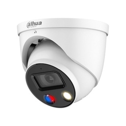 [IPC-HDW3849H-AS-PV] Dahua IPC-HDW3849H-AS-PV 8MP Tourelle IP Camera Full-color Fonction Alarm 2.8mm AI- WizSense 2x Ways Audio IP67