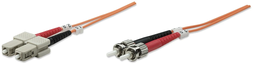 [470124] Intellinet 3.0m ST-SC M/M câble de fibre optique 3 m OM2 Orange