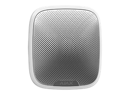 [38178.07.WH1] Ajax Sirène pour extérieur  sans fil ,  Lumière et signal sonore , alimenté par batterie ou 12V DC