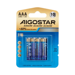 [B20107QT3] Aigostar - Pack de 4x piles AA / LR6  1.5 V - Alcaline