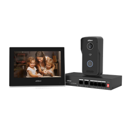 [KTP03] Dahua KTP03 Kit de portier vidéo - IP PoE - écran TFT LCD de 7&quot; (Version Kit) 