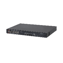 [DH-PFS4218-16ET190] DAHUA PFS4218-16ET-190 Switch Managed 16 x 10/100 (PoE+) +  2 x Gigabit Uplink - 2x Gigabit SFP rack-mountable PoE+ (190 W)