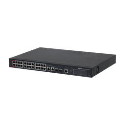 [DH-PFS4226-24ET240] DAHUA PFS4226-24ET-240 - Switch Managed 24 x 10/100 (PoE+) + 2 x Gigabit Uplink - 2x Gigabit SFP rack-mountable PoE+ (240 W)