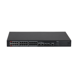 [DH-PFS4226-24GT360] DAHUA 	 DH-PFS4226-24GT-360  24-Port PoE Gigabit Managed Switch 24*10/100/1000 Base-T (PoE power supply)  2*100/1000 Base-X